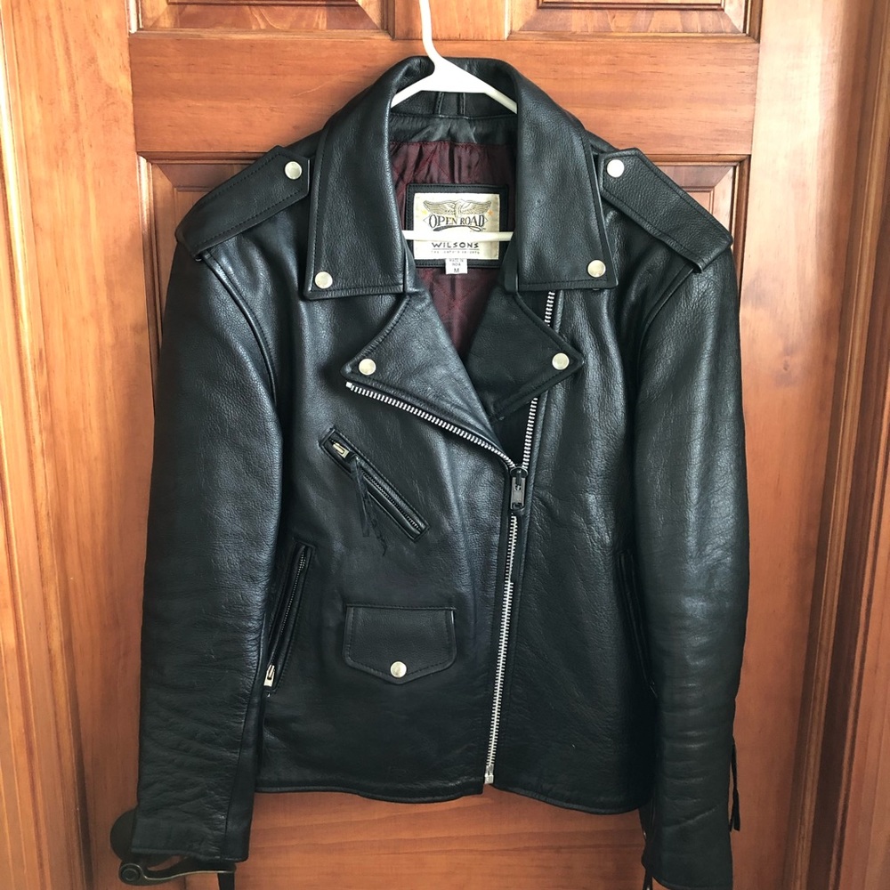Men’s Vintage Wilson’s Leather Biker Jacket